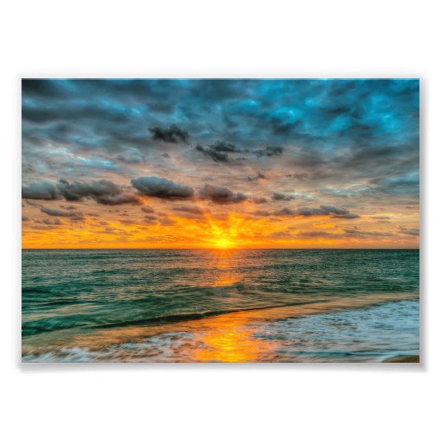 Sunrise Landscape Photo Print (Front)