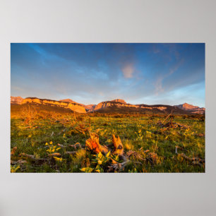 Sunrise Lights Blackleaf Canyon 2 Poster