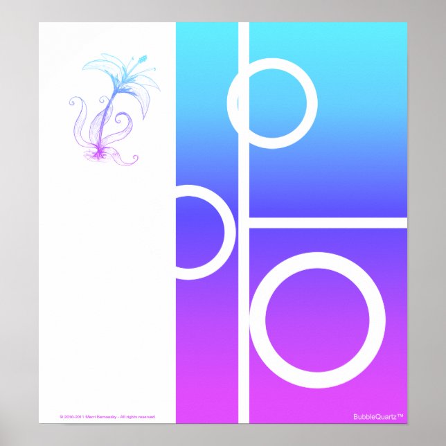 Sunrise lily abstract print (Front)