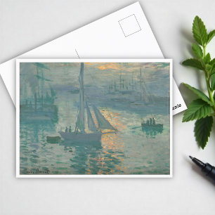 Sunrise (Marine) by Claude Monet Postcard