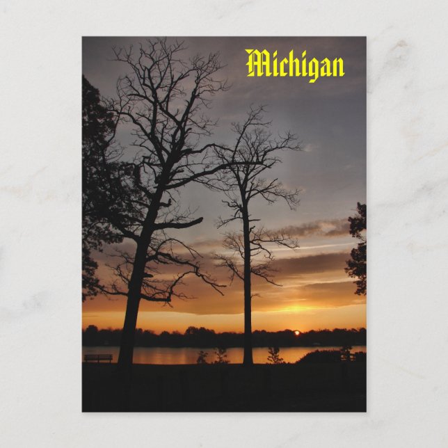 sunrise, Michigan Postcard (Front)