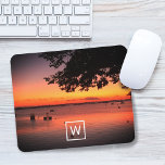 Sunrise Monogram CREATE YOUR OWN Photo Mouse Mat<br><div class="desc">Add your favorite photo or use the photo with your initial. Makes a perfect gift too. Email me @ JMR_Designs@yahoo.com if you need assistance or have any special requests.</div>