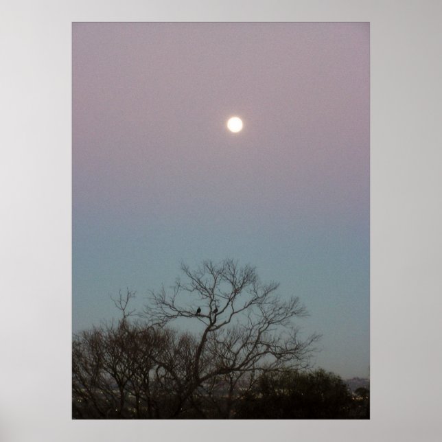 sunrise moon poster (Front)