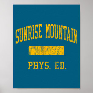 Sunrise mountain high school hs peoria az phys ed poster
