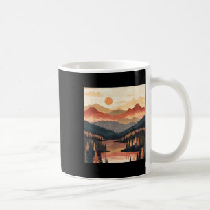 Sunrise Mountain Nature Hiking Camping Outdoors Mo Coffee Mug