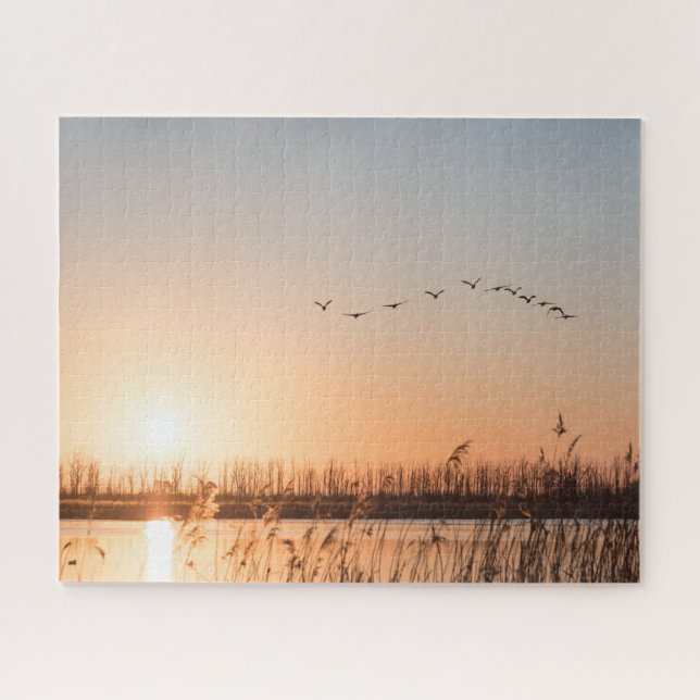 Sunrise Nature Photo Jigsaw Puzzle (Horizontal)