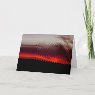Sunrise Near Baker Holiday Card