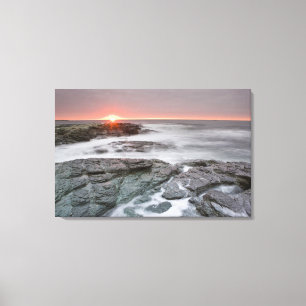 Sunrise near Brenton Point State Park on Ocean Canvas Print