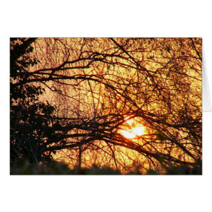 Sunrise notelet