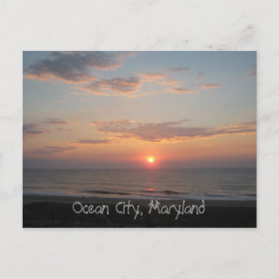 "Sunrise - Ocean City, Maryland" Postcard
