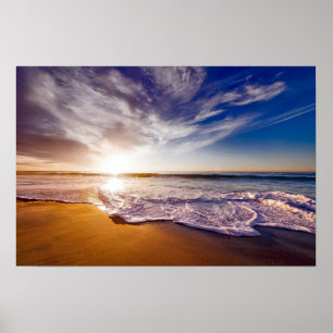 Sunrise Ocean Poster