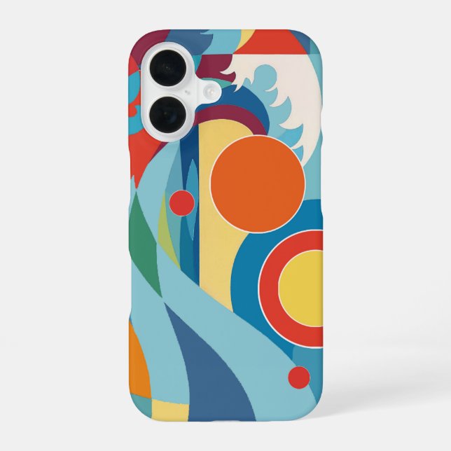 Sunrise Ocean Wave iPhone 16 Case (Back)