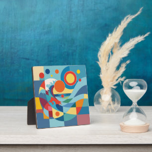 Sunrise Ocean Wave Plaque