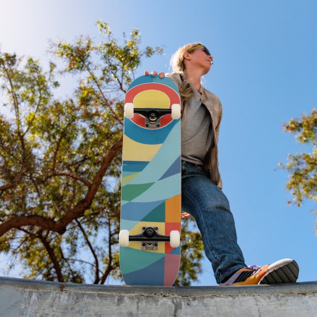 Sunrise Ocean Wave Skateboard (Outdoor 1)