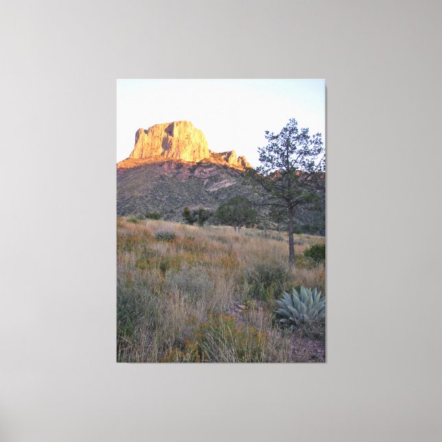 Sunrise on Casa Grande, BBNP, Texas Canvas Print (Front)