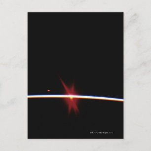 Sunrise on Earth's Horizon Postcard