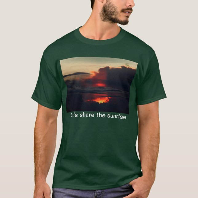 sunrise on haleakala volcan, on the island of Maui T-Shirt (Front)