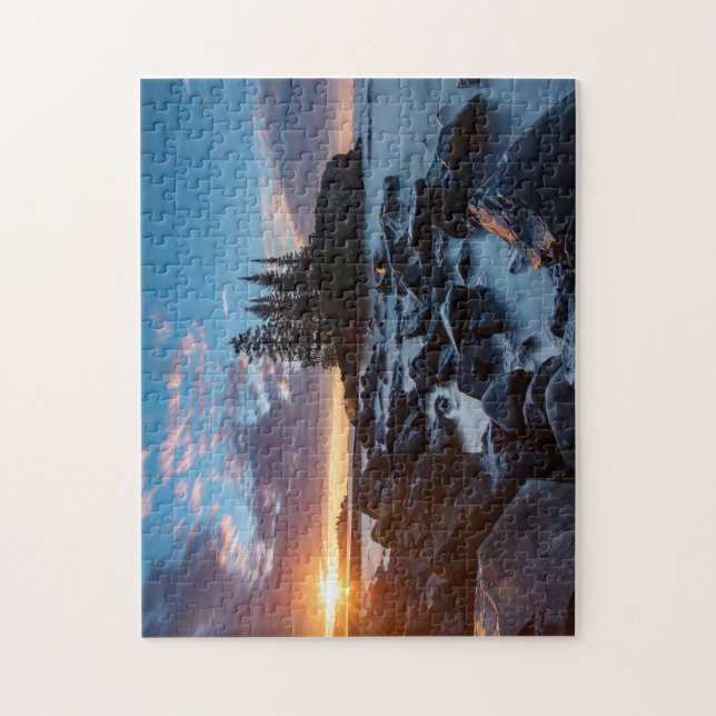 Sunrise on Lake Superior Puzzle (Vertical)