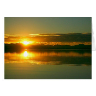 Sunrise on Lake Yellowstone (blank inside)