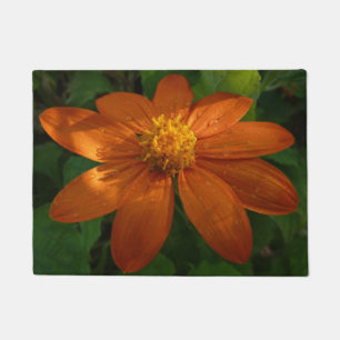 Sunrise on Mexican Sunflower Orange Floral Doormat
