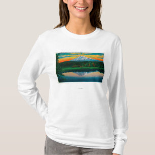 Sunrise on Mount Adams from Trout Lake, WA T-Shirt