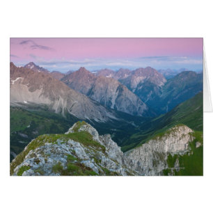 Sunrise on mt. falschkogel, in the lechtaler 4