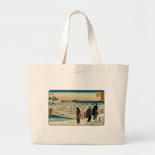 Sunrise on New Year's Day at Susaki Large Tote Bag