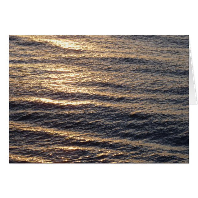Sunrise on Ocean Waters Calming Photography (Front Horizontal)