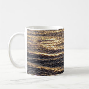 Sunrise on Ocean Waters Calming Photography Coffee Mug