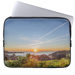 Sunrise On The Armação Beach Laptop Sleeve