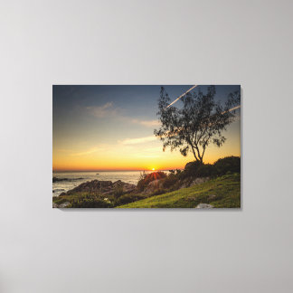 Sunrise On The Beach Armação, Brazil Canvas Print
