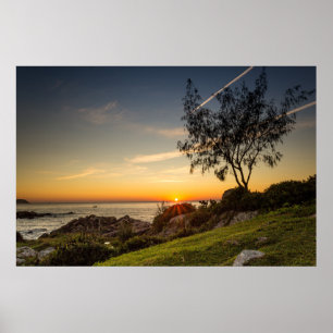 Sunrise On The Beach Armação, Brazil Poster