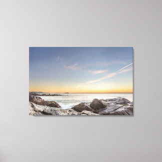 Sunrise On The Beach Armação, San Catarina Canvas Print