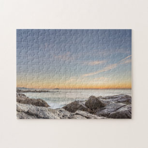 Sunrise On The Beach Armação, San Catarina Jigsaw Puzzle