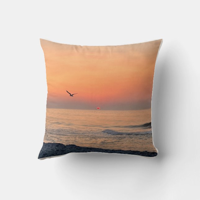 Sunrise on the Beach Cushion (Back)