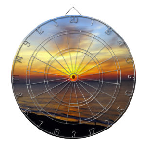 Sunrise on the Beach Dartboard