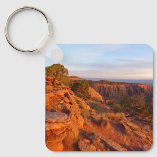 Sunrise on the Grand View Trail at CO Monument Key Ring