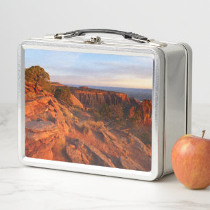 Sunrise on the Grand View Trail Metal Lunch Box