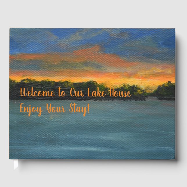 Sunrise on the Lake Vacation Rental Guest Book (Front)