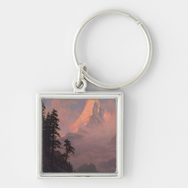 Sunrise on the Matterhorn Key Ring (Front)