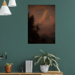 Sunrise On The Matterhornafter 1875 -  Poster