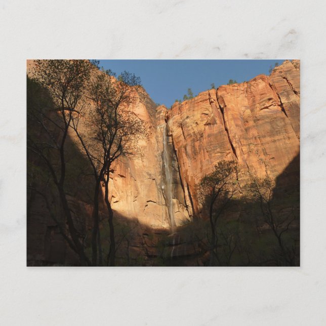 Sunrise on the Riverside Walk Trail at Zion Postcard (Front)