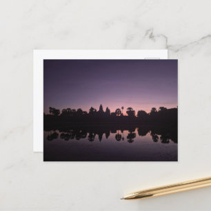 Sunrise over Angkor Wat Cambodia Postcard