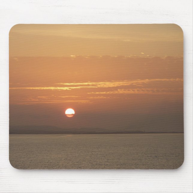 Sunrise over Aruba I Caribbean Seascape Mouse Mat (Front)