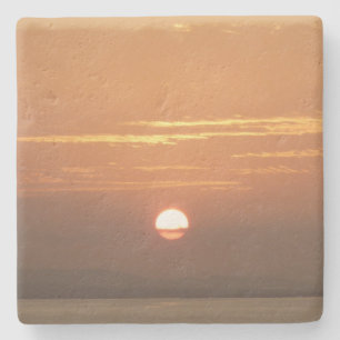 Sunrise over Aruba I Caribbean Seascape Stone Coaster