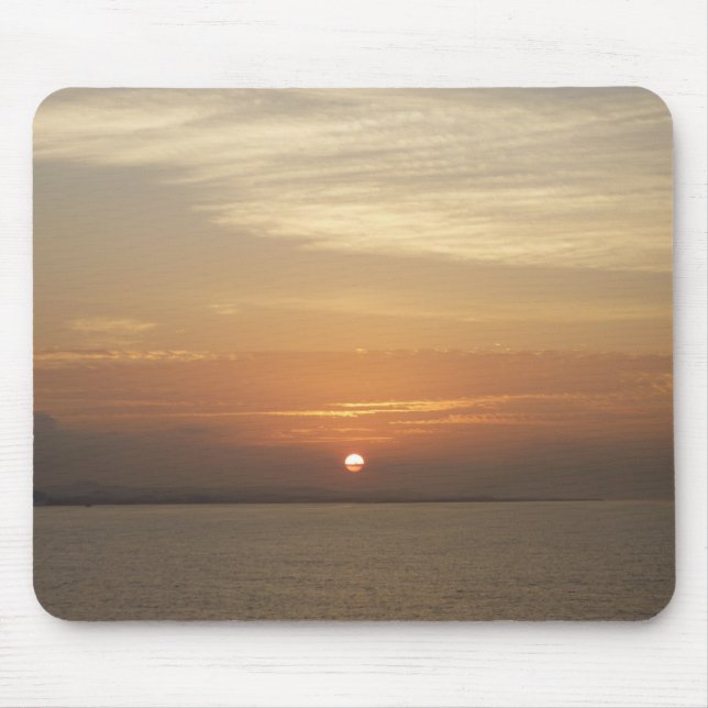 Sunrise over Aruba II Caribbean Seascape Mouse Mat (Front)