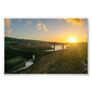 Sunrise Over Baitings Bridge - Exposed Depths Photo Print