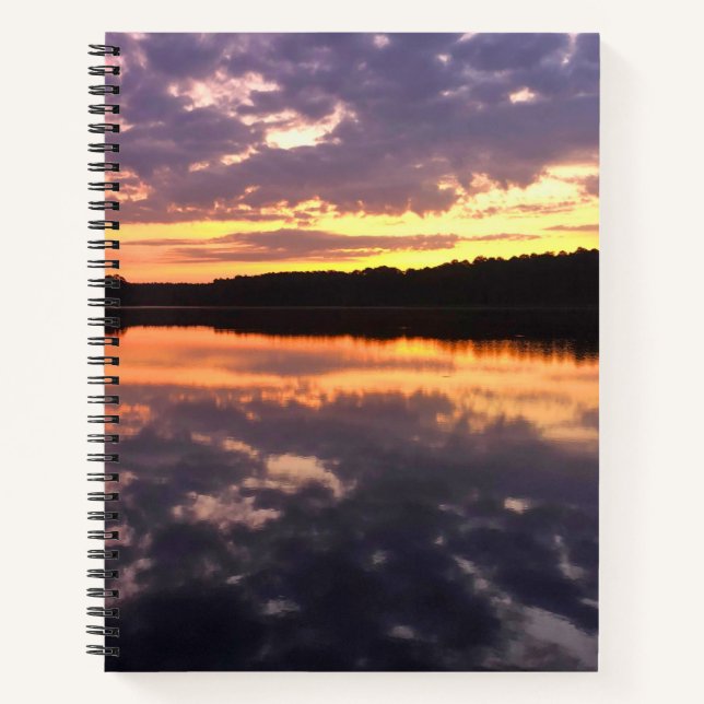Sunrise Over Bear Lake Notebook (Front)