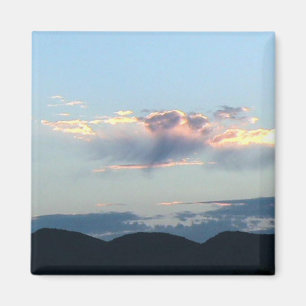 Sunrise Over Clinch Mountain In Southwest Virginia Magnet