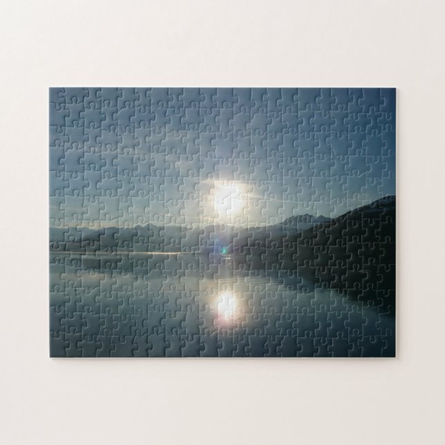 Sunrise over College Fjord Alaska Photography Jigsaw Puzzle (Horizontal)